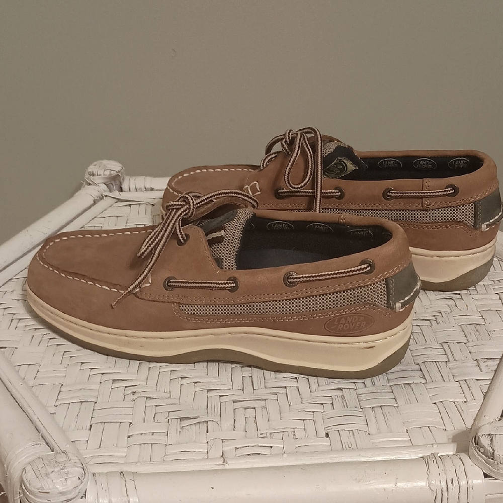 MARKDOWN! Land Rover Men's Boat Shoes Tan Size 9